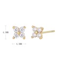  18k Stainless Steel Tarnish Free Mini Stud Earrings
