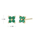  18k Stainless Steel Tarnish Free Mini Stud Earrings