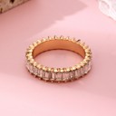  Eternity Baguette Crystal Ring Size 7