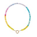  NEW COLORS -Natural Stone Semi-precious Glass Mixed Necklace