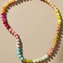  NEW COLORS -Natural Stone Semi-precious Glass Mixed Necklace