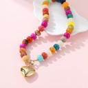  Big Beads Big Heart Toggle Necklace