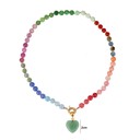  Natural Stone Mixed Bead Necklace