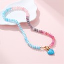  Natural Stone Mixed Bead Necklace