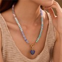  Natural Stone Mixed Bead Necklace