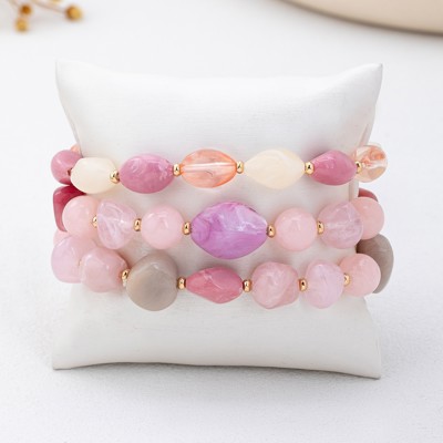 Boho Multi-color Beaded Bracelet Set