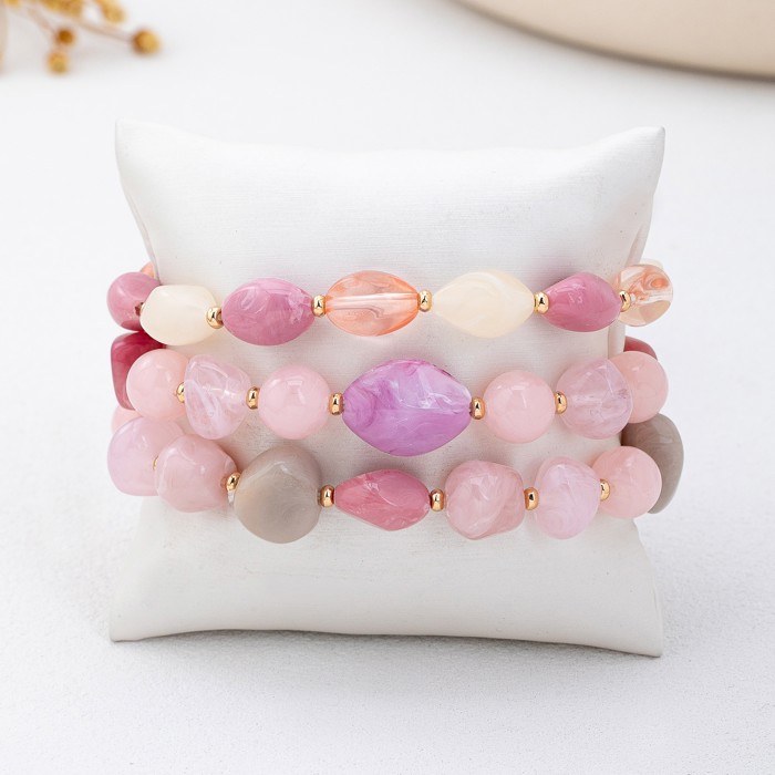 Boho Multi-color Beaded Bracelet Set
