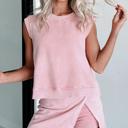 Large Lt. Pink Soft Fade Tank & Split Skirt Set  | S-XL