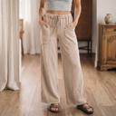  High-Waist Drawstring Wide Leg Pants | S-XL
