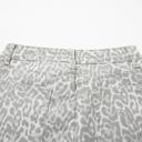  High Waisted Leopard Wide Leg Jeans