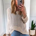 Crochet Open-Knit Sweater Top | S-XL
