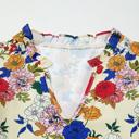  Floral Charm Ruffle Shoulder Blouse | S-XL