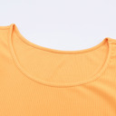  Flower Puff Sleeve Ribbed Knit Top | S-XL