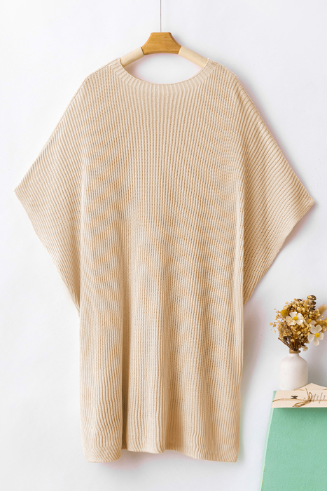 Free Flow Oversized Side-Slit Sweater | S-XL