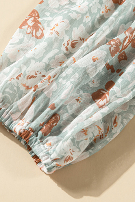 Floral Puff Sleeve Top | S-XXL