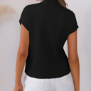  Pocket Ribbed Knit Short Sleeve Sweater | S-XL