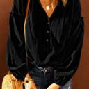  Balloon Sleeve Crinkled Top