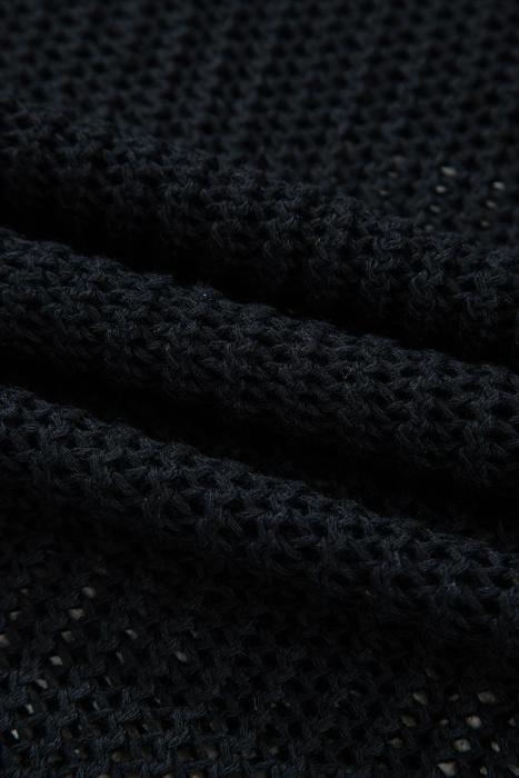 Crochet Open-Knit Sweater Top | S-XL