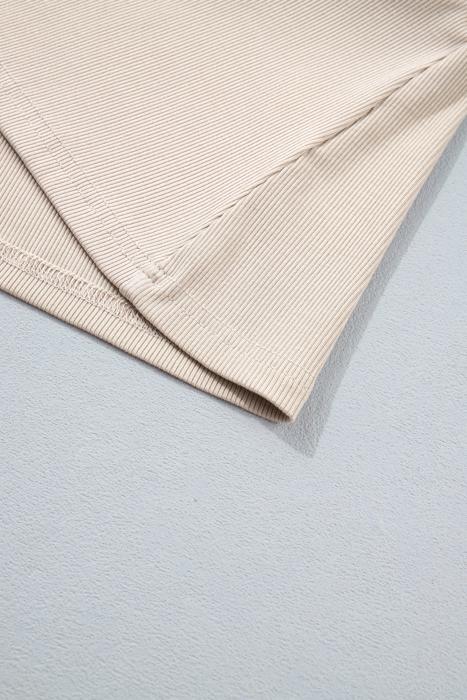 Solid Color Frill Detail Long Sleeve Top | S-XL