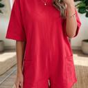  Relaxed Fit Pocketed Romper | S-XL