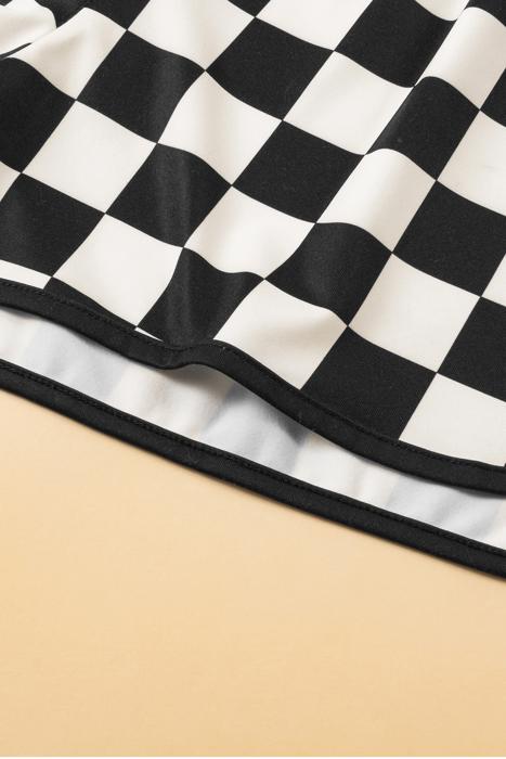 Checkered Elastic Waist Casual Shorts | S-XL