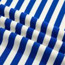  Preppy Stripe Polo Collar Ruffle Detail Top | S-XL