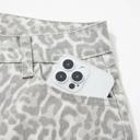  High Waisted Leopard Wide Leg Jeans
