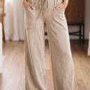  High-Waist Drawstring Wide Leg Pants | S-XL