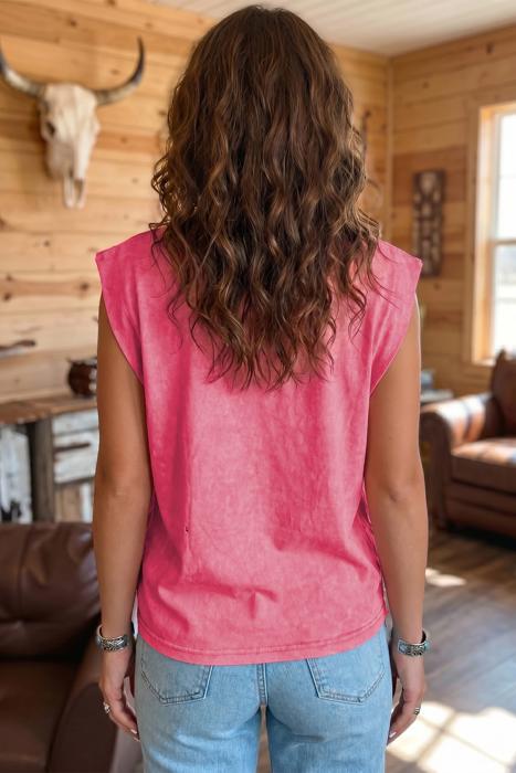 Wild West Whiskey Print Muscle Tank | S-XL
