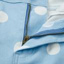  Raw Hem Polka Dot Shift Jeans