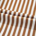  Striped Ruffle Hem Collared Mini Dress | S-XL