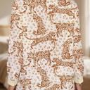  Leopard Print Long Sleeve Lounge Set | S-XL