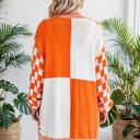  Urban Check Open-Front Cardigan | S-XL