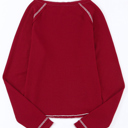  Textured Round Neck Long Sleeve Top | Free Shipping