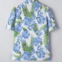  Tropical Striped Patchwork V-Neck Top | S-XL