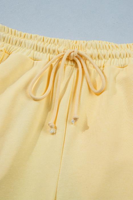 Lace Patchwork Top & Elastic Waist Pants Set | S-XL