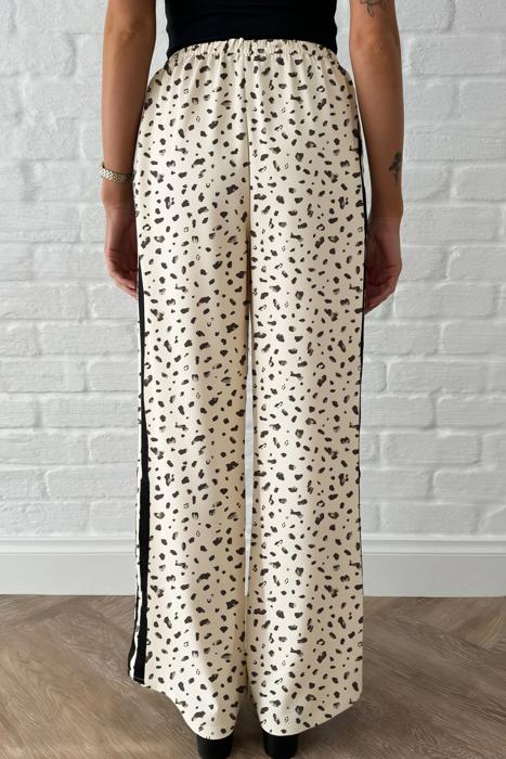 Leopard Side Stripe Drawstring Pants | S-XL
