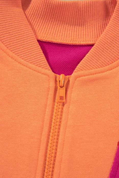 Colorblock Half-Zip Athleisure Shorts Set | S-XL
