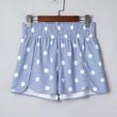  Polka Dot Print High Waisted Shorts | S-XL