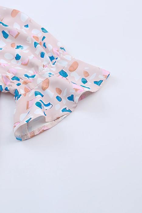 Abstract Print Shift Dress | S-XL