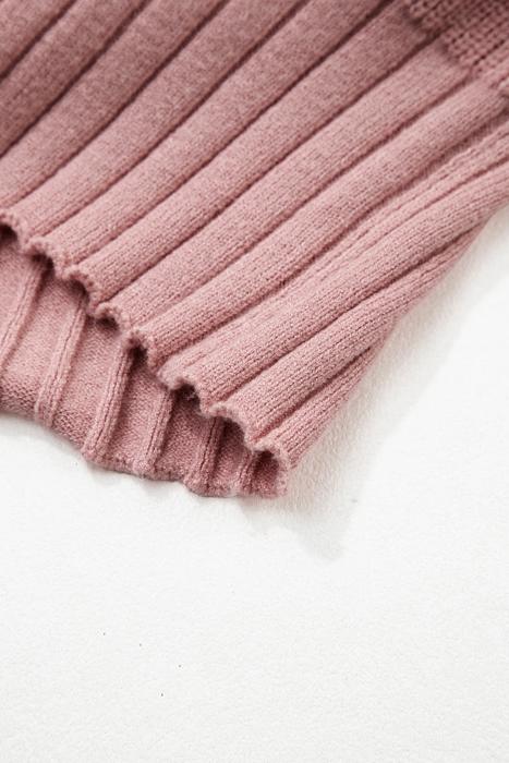 Celeste Texture Knit Button V Neck Cardigan | S-XL