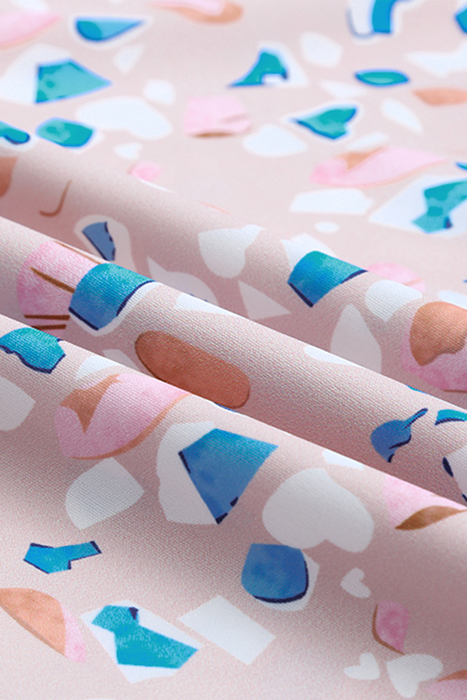 Abstract Print Shift Dress | S-XL