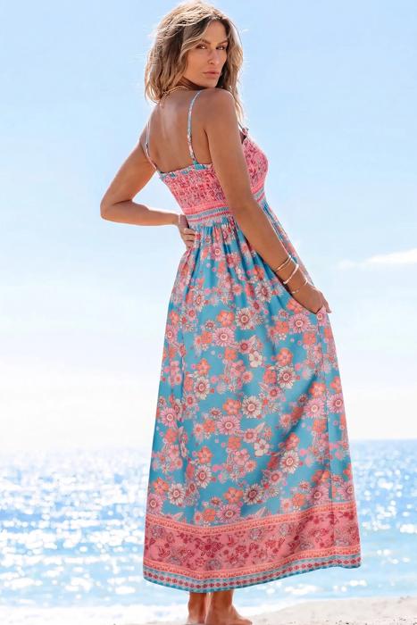 Summer Bohemian Strap Maxi Dress | S-XL