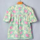  Floral Grace Bubble Sleeve Blouse | S-XL