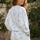  Floral Long Sleeve Top & Ruffle Shorts Set | S-XL