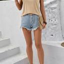  Sheer Lace Split Neck Ruffle Blouse | S-XL