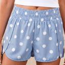  Polka Dot Print High Waisted Shorts | S-XL
