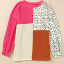  Color Block & Patchwork Ribbed Top | S-2XL