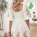  Boho Floral Print Puff Sleeve Dress | S-XL