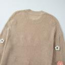  Hello Fall Embroidered Knit Loose Sweater | S-XL